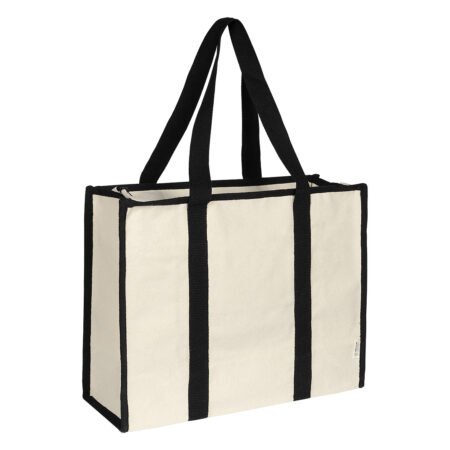 LIMONCELLO, torba od recikliranog pamuka, 450 g/m2, crna