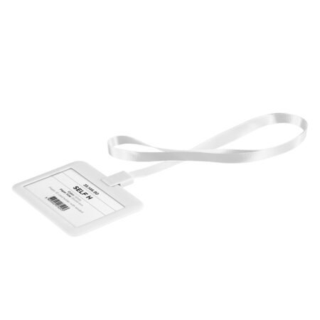 SELF H, trakica sa držačem identifikacione kartice beli