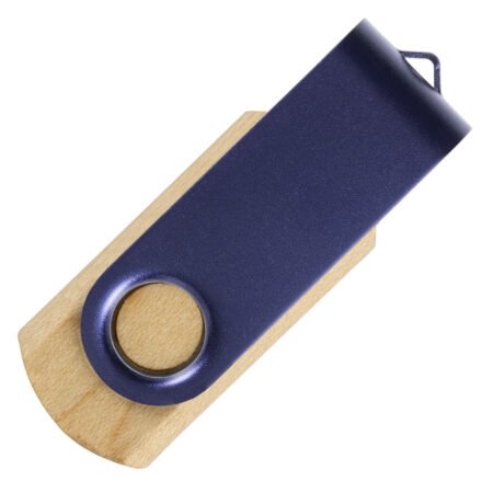 SMART WOOD, usb flash memorija, plava, 16GB