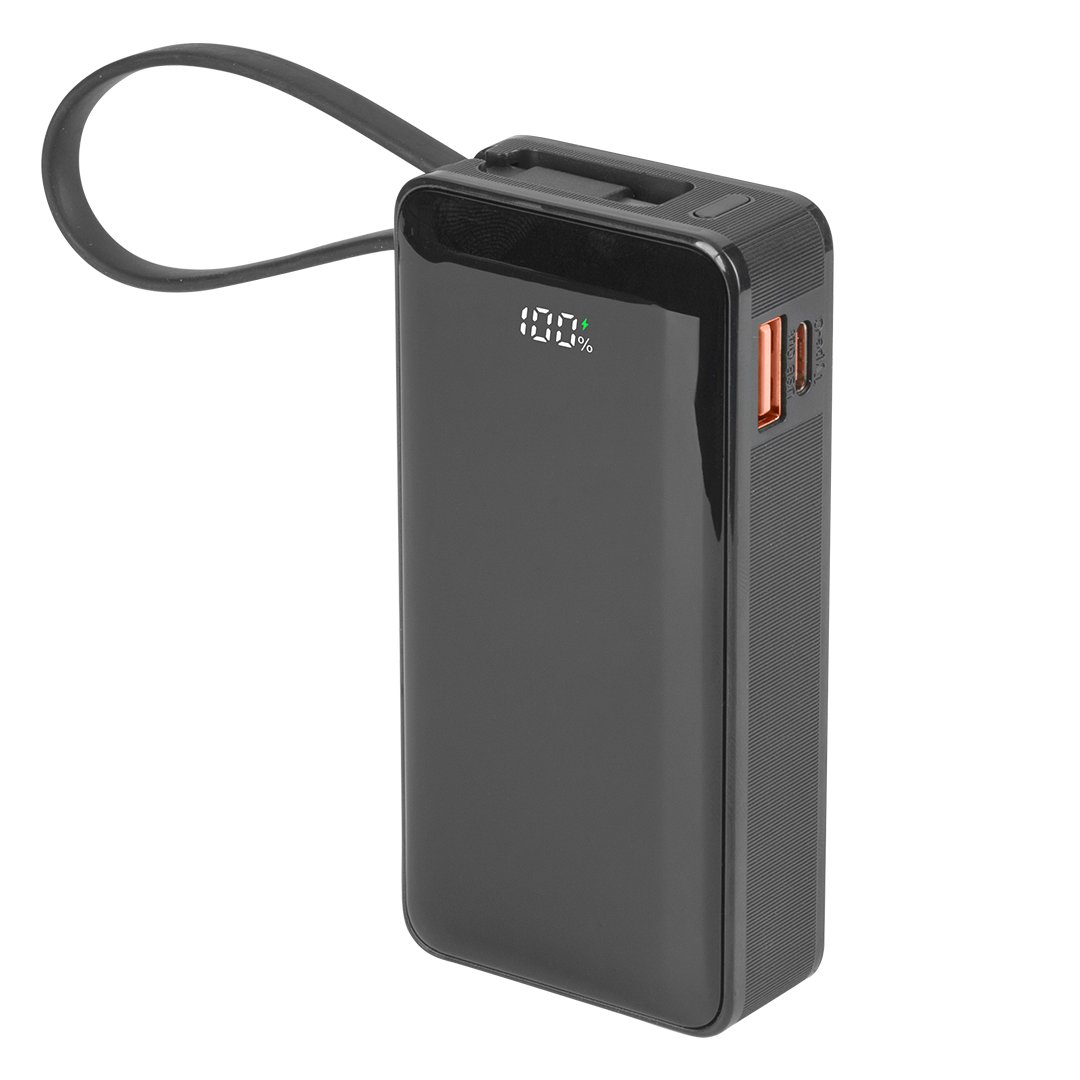 ZEST 10PD, pomoćna baterija, 10.000 mah, crna