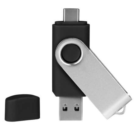 SMART C SILVER, usb flash memorija, crni, 8GB