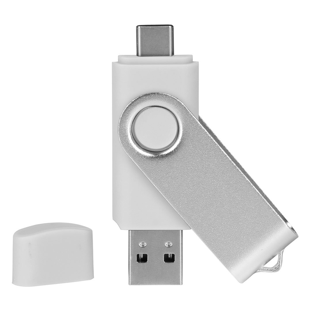 SMART C SILVER, usb flash memorija, beli, 16GB