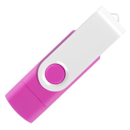 SMART C WHITE, usb flash memorija, pink, 8GB
