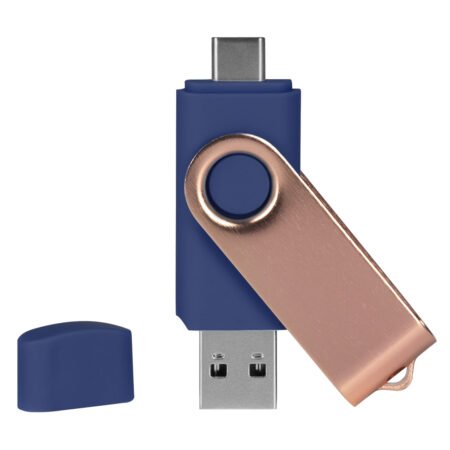 SMART C ROSE GOLD, usb flash memorija, plavi, 8GB