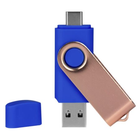 SMART C ROSE GOLD, usb flash memorija, rojal plavi, 8GB
