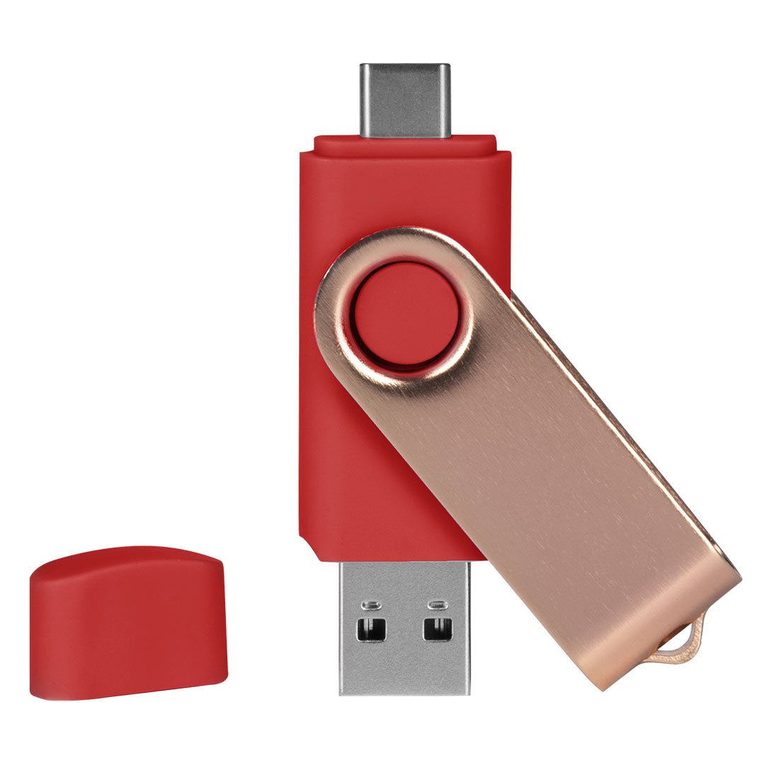 SMART C ROSE GOLD, usb flash memorija, crveni, 16GB