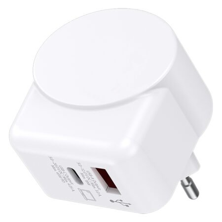 EU USB CHARGER AC 45PD, zidni punjač 45w, beli