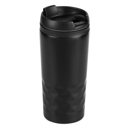 DIAMOND, čaša za poneti, 300 ml, crna