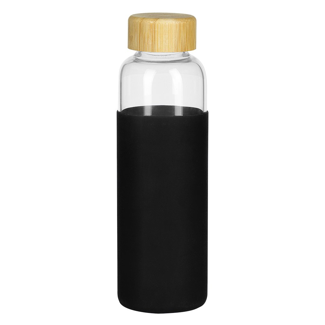ADA, boca za vodu sa silikonskom navlakom, 500 ml, crna