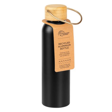 SAVA, boca za vodu, 650 ml, crna