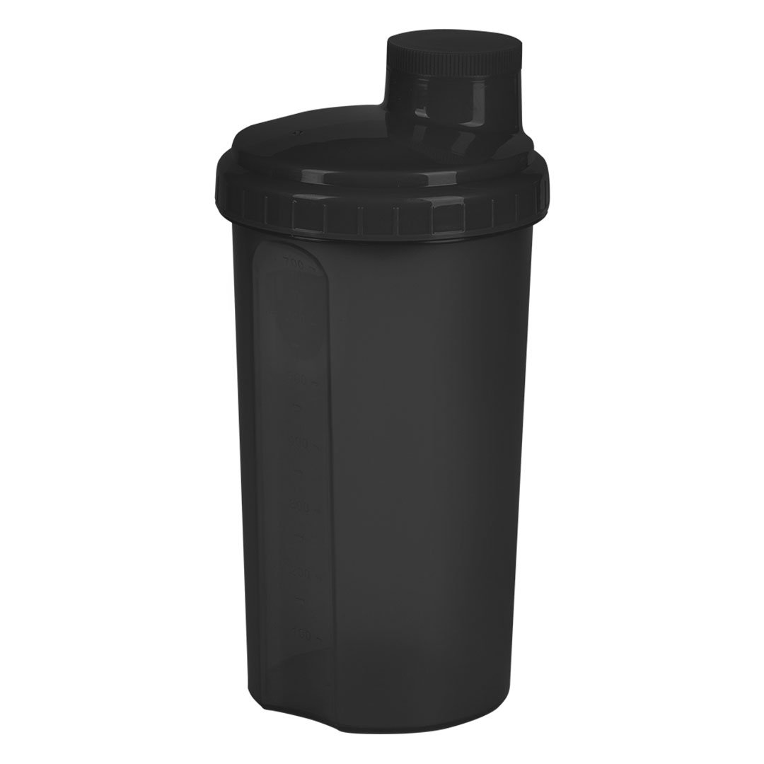 POWER, boca za vodu šejker, 700 ml, crna