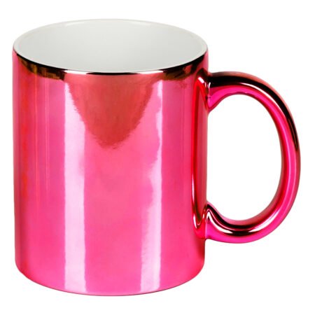 MIDA, keramička šolja za sublimaciju, 325 ml, roze zlatna