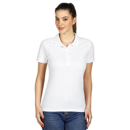 SUNNY, ženska polo majica, 180 g/m2, bela