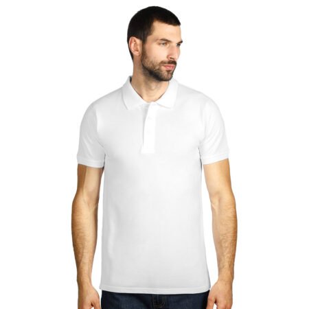 TOP GUN, polo majica, 210 g/m2, bela
