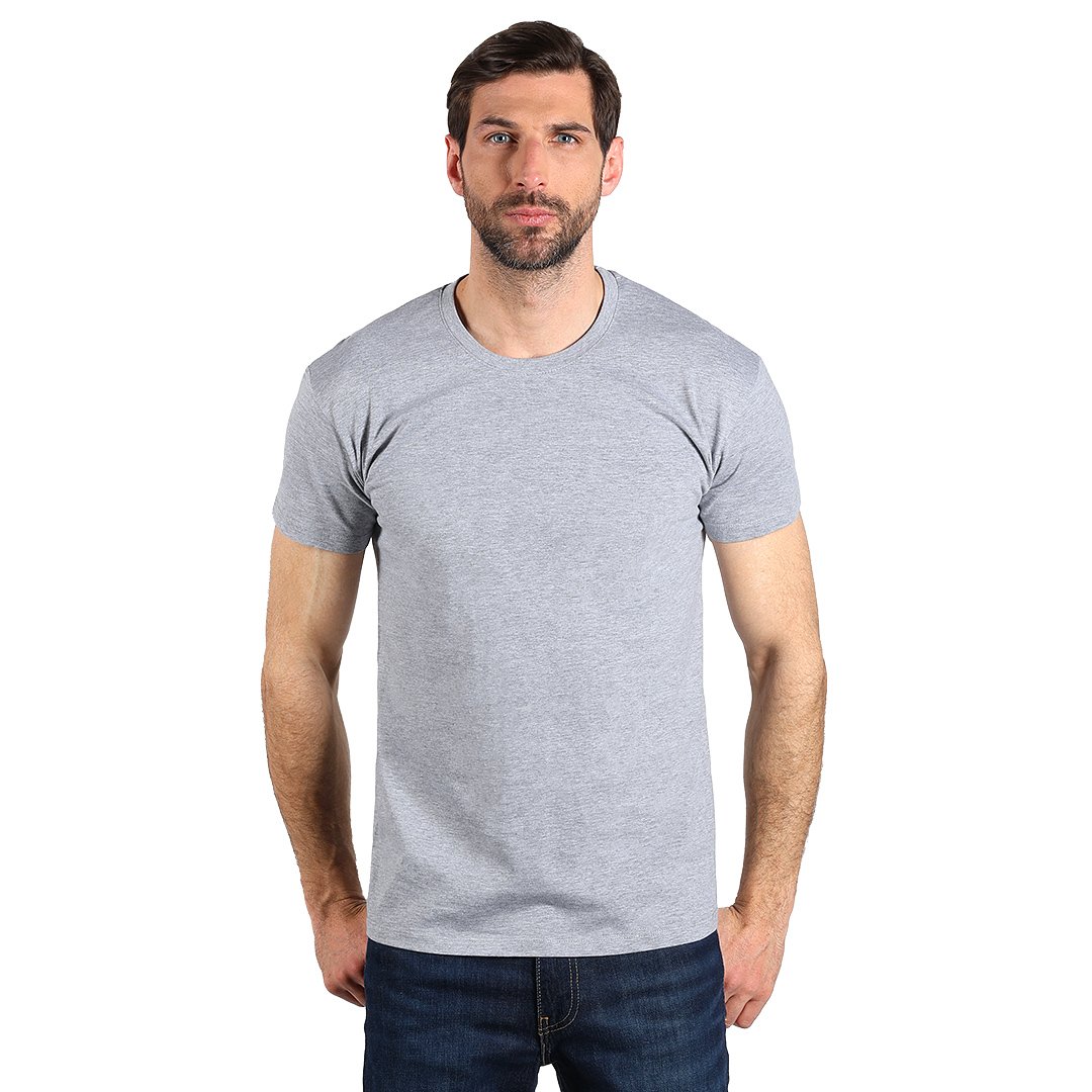 MASTER MEN, pamučna majica, 150 g/m2, pepeljasta