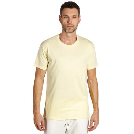 TERRA MEN, majica od organskog češljanog pamuka, 150g/m2, svetlo žuta