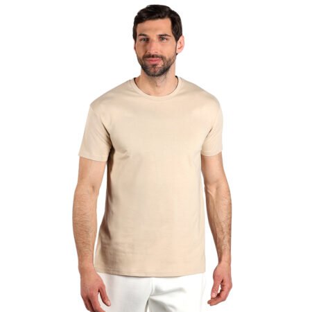 TERRA MEN, majica od organskog češljanog pamuka, 150g/m2, bež
