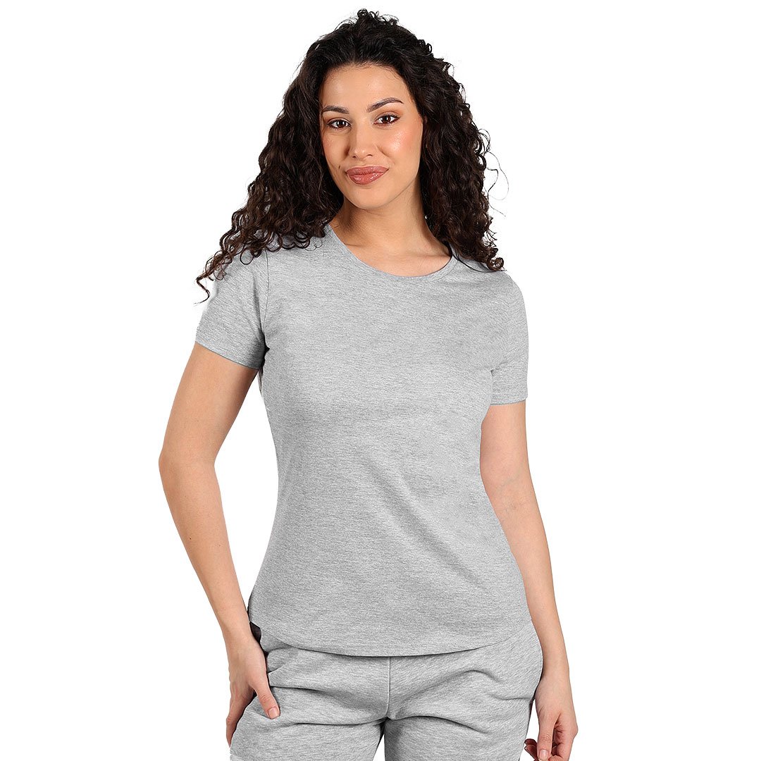 TARGET LADY, ženska pamučna majica, 160 g/m2, pepeljasta