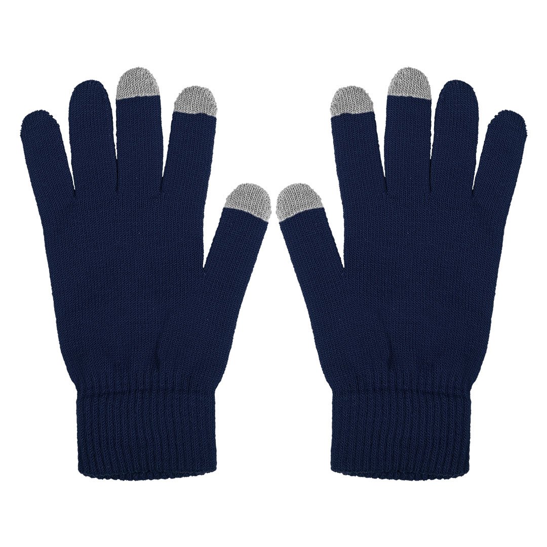 TOUCH GLOVE, rukavice sa tri aktivna "touch" prsta, plave