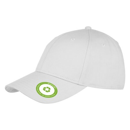 BENCH, kačket sa 6 panela, čičak kopča, beli