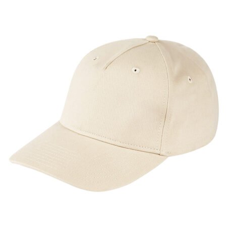 FORZA, kačket sa 5 panela, metalna kopča, bež