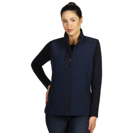 SKIPPER VEST WOMEN, ženski softshell prsluk, plavi