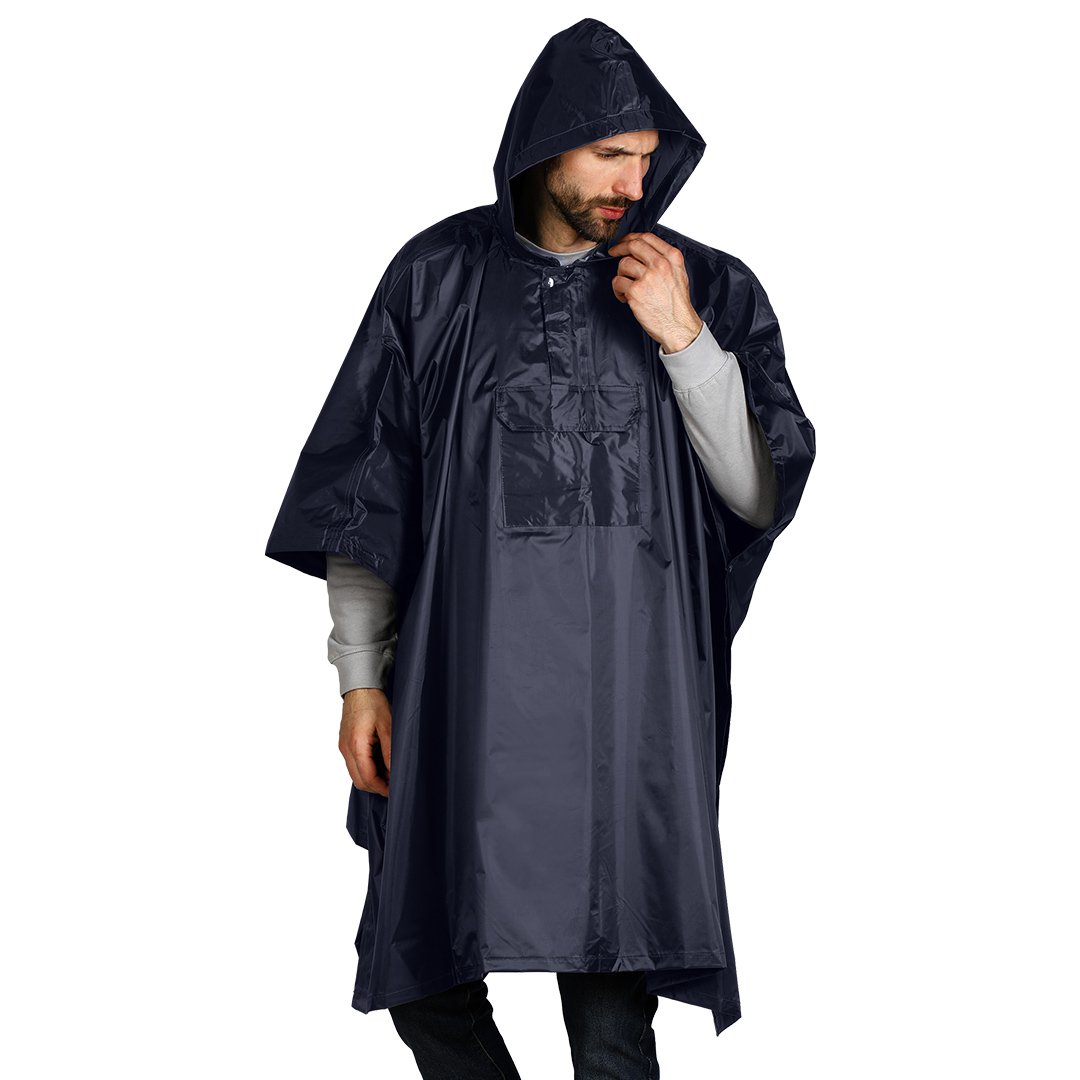 PONCHO, vodootporna kabanica, plava