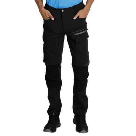 PANTHER PANTS W, radne pantalone sa elastinom, crna