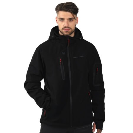 PANTHER THERMO MEN, softshell jakna sa ugrađenim grejačima, crna