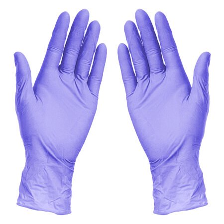 NITRILE GLOVES, nitrilne jednokratne rukavice, 100 kom, lila
