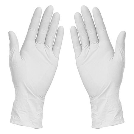 NITRILE GLOVES, nitrilne jednokratne rukavice, 100 kom, bele
