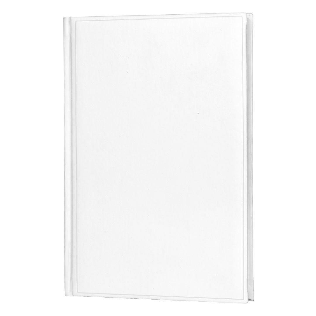 LUGANO, rokovnik b5, beli