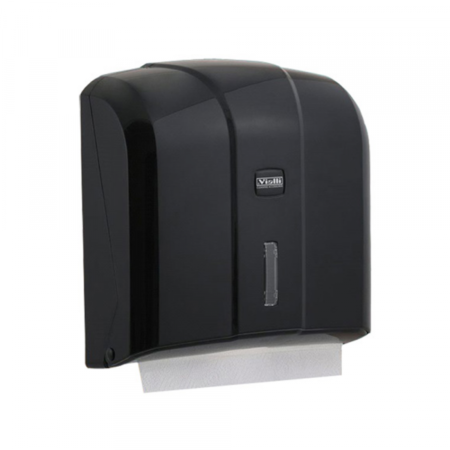 Dispenzer za složivi ubrus VIALLI K4B crni 400 listića