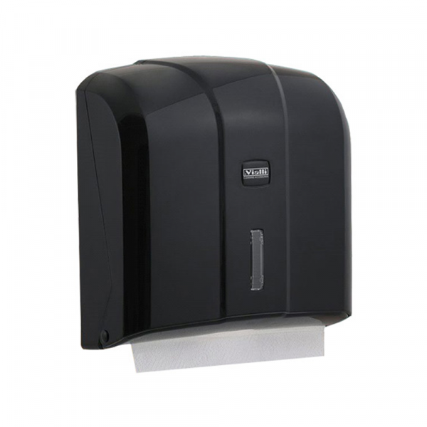 Dispenzer za složivi ubrus VIALLI K4B crni 400 listića