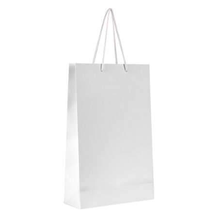 DINA, papirna kesa, mat laminirana, 190 g/m2, bela