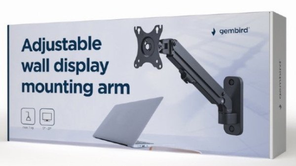 MA-WA1-01 Gembird Podesivi zidni drzac za monitor,tilt, 13-27 max.7kg - Slika 2