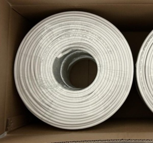 KABL-COAX-RG6/100 white (X553) koaksialni kabl RG6 bez konektora, conductivity 18%,6.5mm,100m - Slika 2