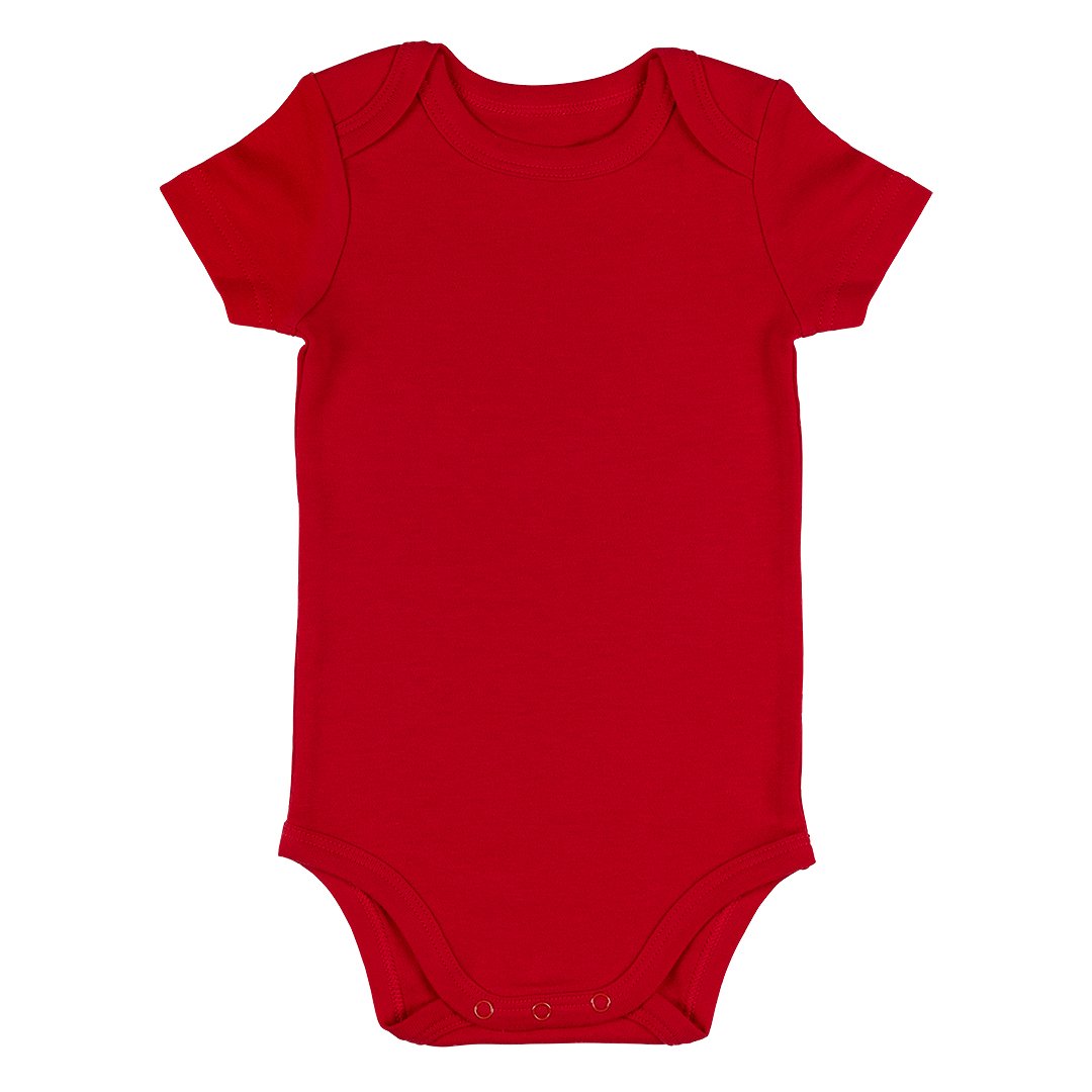 BAMBOLINO, bebi bodi, 180 g/m2, crveni