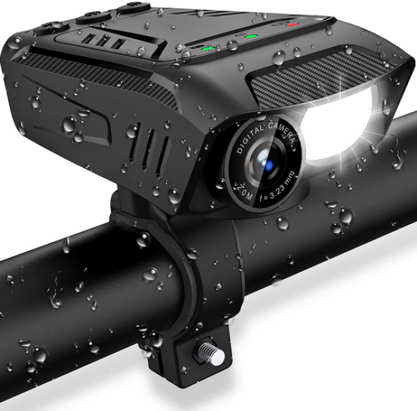 CCAM100BK 3-in-1 Full HD kamera za biciklu, LED osvetljenje i sirena - Slika 4
