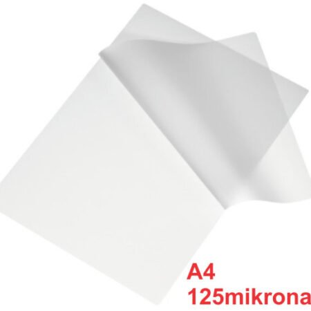 Folija za plastifikaciju A4 100listova 125mikrona (papir za laminaciju)