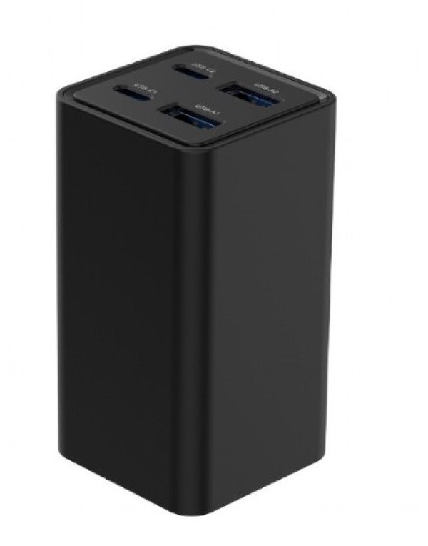 TA-UC-2A2C-PD65-01-BK Gembird 4-port 65W GaN USB PowerDelivery brzi punjac, black - Slika 2