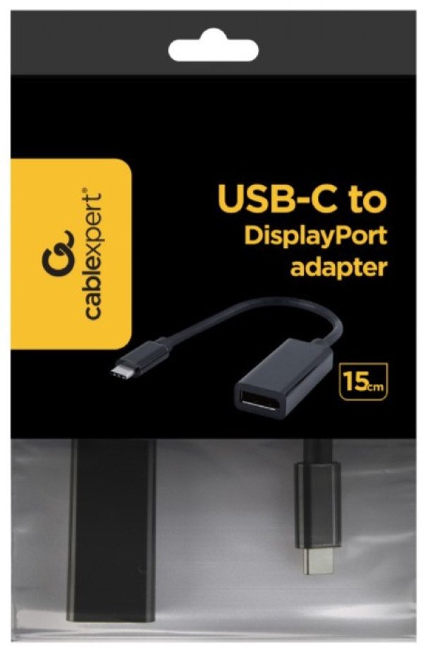 A-CM-DPF-01 Gembird USB-C to DisplayPort adapter, black - Slika 2