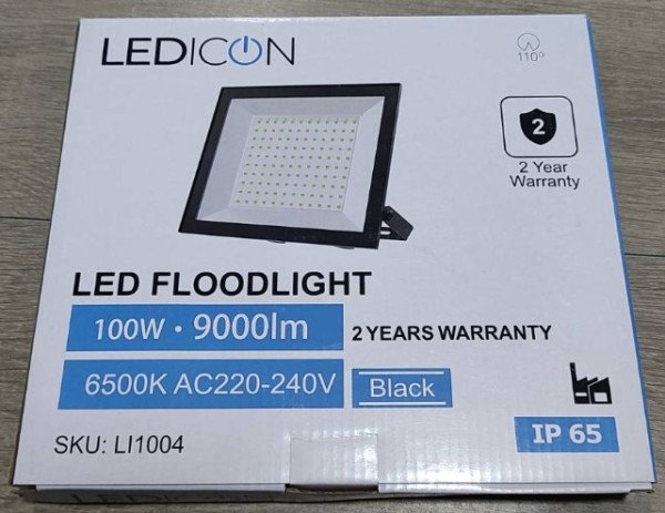 LED REFLEKTOR 100W 9000lm 6500K IP65 - Slika 4