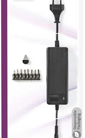 ACPA116 Universal AC Power Adapter 60W, 6-16V DC, 1.10m 5.0-5.2A 8-plug(s), Black