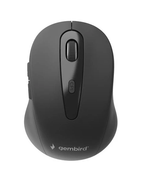 MUSWB-6B-01 Gembird Bezicni BLUETOOTH mis opticki USB 800-1600Dpi black 95mm - Slika 2