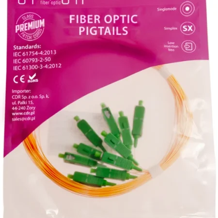 OPTON pigtail SC/APC SM 0.9mm 1.5m G657A Loose Tube (Easy Strip) 10 komada u pakovanju