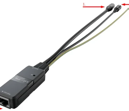 MikroTik GESP+POE IN Gigabit PoE injector,crna