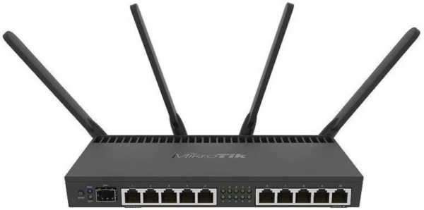 MikroTik Ruter OS L5 RB4011iGS+5HacQ2HnD-IN, WiFi Router, Dual Band 1733Mb/s, 10x RJ45 1000Mb/s, 1x - Slika 4