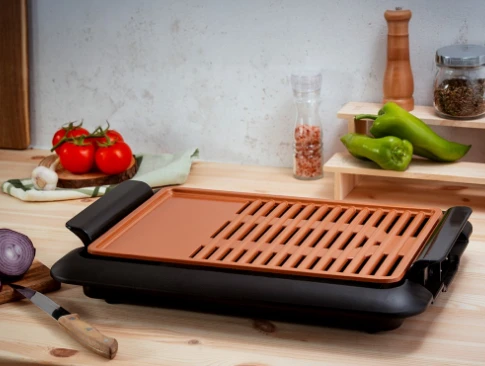 VOLTZ elektricni rostilj OV51015J 1250W,zastita od pregrevanja,odvojiv kabl,36 x 23 cm - Slika 2