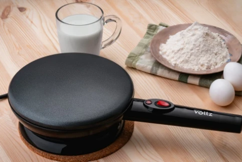 Voltz aparat za palacinke OV51323B ploca 20cm 800W,Crna - Slika 4